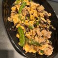 ٩(^‿^)۶'s cooksnap of when they made 簡単☆きくらげと豚バラの卵炒め.