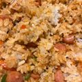 ぷうちゃんちゃん's cooksnap of when they made 簡単混ぜるだけ！チキンライス.