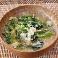 あーこ姐's cooksnap of when they made えのきとほうれん草とたまごの味噌汁.