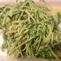絹さや木綿's cooksnap of when they made レンジで簡単！豆苗ともやしのナムル.
