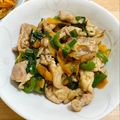 __おもち's cooksnap of when they made 豚こまとピーマンニラの甘辛炒め.