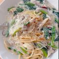 まいこんぐ＊'s cooksnap of when they made 彼も唸った！きのこのクリームパスタ.