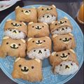 かぼちゃんち's cooksnap of when they made キャラ弁＊リラックマお稲荷さん.