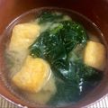 おじ☆さん's cooksnap of when they made ✿ほうれん草と油揚げのお味噌汁✿.