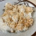 papikun's cooksnap of when they made たぬきご飯.