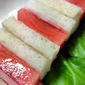 ペットと人のやくぜん's cooksnap of when they made すいかで　フルーツサンド.