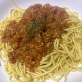 Ｒ's cooksnap of when they made 簡単☆ケチャップで作るミートソースパスタ.
