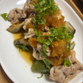 まさの奥さんです's cooksnap of when they made 豚ロース肉となす～冷しゃぶのたれがけ～.