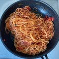 ユウ's cooksnap of when they made マルゲリータパスタ.