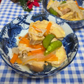 ととろ＆めい's cooksnap of when they made 野菜と煮る車麩の揚げ煮.