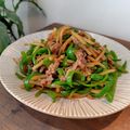 まめたん's cooksnap of when they made 分量簡単♪なのに本格的な青椒肉絲.