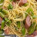 しょうこるん's cooksnap of when they made アスパラとマッシュルームの和風パスタ.