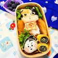 北田麗子's cooksnap of when they made 鬼滅の刃 キャラ弁 (ねずこ、炭治郎).