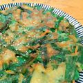 ちーまぐ's cooksnap of when they made ＊ジャガイモのもちもちニラチヂミ＊.