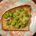 inLondon's cooksnap of when they made 枝豆◆じゃこ◆ごま◆チーズトースト.