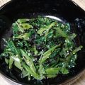 BOSS・SUB's cooksnap of when they made つるむらさきの磯辺ナムル.
