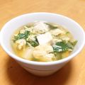 ドルフィンサーモン's cooksnap of when they made ゴロゴロ豆腐と水菜のかき玉スープ.