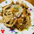 kinniko's cooksnap of when they made たっぷりきのこの和風おろしハンバーグ☆.