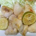 たけ2023's cooksnap of when they made 鶏胸肉とエリンギの カボス炒め♪.
