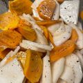 ステマム子♡♡'s cooksnap of when they made 簡単☆柿とカブの塩麹サラダ.