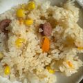 9ma9ma's cooksnap of when they made 簡単♪にんじんとコーンの炊き込みご飯.
