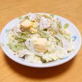 ドルフィンサーモン's cooksnap of when they made キャベツ・ゆで卵・ハムのサラダ.