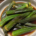 うらら五郎八's cooksnap of when they made 夏の大定番「おくらの煮浸し」.