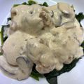 ぷるぷるプリン☆'s cooksnap of when they made ほうれん草と鶏むね肉の味噌クリーム煮.