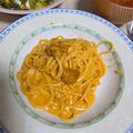Mina222's cooksnap of when they made 糖質30g以下？！濃厚うにクリームパスタ.