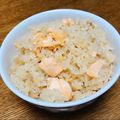 vabochan's cooksnap of when they made 鮭の北海道♪バターガーリックライス.