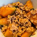 るゆっき's cooksnap of when they made 自信作☆カボチャと豚ひき肉のそぼろ煮♪.
