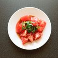WOODs´'s cooksnap of when they made かんたん☆トマトの中華風サラダ.