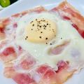 U☆kaoru's cooksnap of when they made 膜の張った目玉焼きとカリカリベーコン.