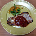 みぃくんのママ's cooksnap of when they made 簡単！ポークソテー コク旨BBQソース.