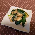 龍青空ママ's cooksnap of when they made ニラと豆腐de作る☘️塩麹チャンプル.