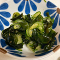 かも親子's cooksnap of when they made 1ボウルで簡単！きゅうりとわかめの酢の物.