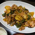 きのっぴぃ２号's cooksnap of when they made 簡単♪鶏とズッキーニとジャガイモの炒め物.