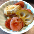 ばたみそーぱん☆'s cooksnap of when they made お弁当にも♪蓮根とウインナーの甘酢炒め.