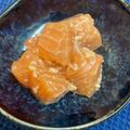 やよい・M's cooksnap of when they made 日本酒・焼酎に♡生サーモンの塩麹漬け.