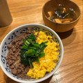 ぽてともよん's cooksnap of when they made うちの定番☆甘辛牛そぼろ丼.