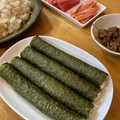 あおい大地's cooksnap of when they made ☆納豆巻き☆（細巻きの巻き方写真付き）.