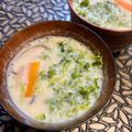 ちゃかぴまま's cooksnap of when they made 便秘予防♪あおさ豆乳味噌汁.