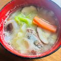 kinniko's cooksnap of when they made サバ水煮缶で♡栄養満点お味噌汁.