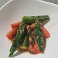 tsao's cooksnap of when they made トマトとオクラのコク旨ポン酢和え.
