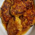 patepateco's cooksnap of when they made 鶏挽き肉の照り焼きハンバーグ☆つくね風.