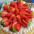 巴マミ14歳's cooksnap of when they made スポンジケーキ☆母のお料理ノートから.