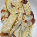 こうのとりヒロシ's cooksnap of when they made 簡単おつまみ★餃子の皮で大葉チーズ巻き.