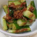 クックE662AA☆'s cooksnap of when they made 簡単1品★たたき胡瓜の梅あえ.