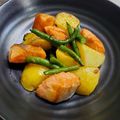 美らはいび's cooksnap of when they made 生鮭とホクホクじゃがいものバター醤油炒め.