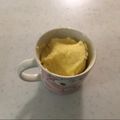 クック78EJAH☆'s cooksnap of when they made 電子レンジで簡単＊マグカップ米粉ケーキ♪.